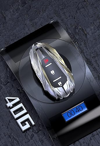 Miniatura 8 de Funda para llavero de aleación de zinc para Chevrolet Chevy Malibu Camaro Cruze Traverse Volt Bolt Equinox Blazer Spark