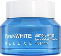 PurelyWHITE DELUXE PAP+ Whitening Powder: Enamel-Safe, No Sensitivity Stain Remover for Coffee, Tea, Wine & Tobacco