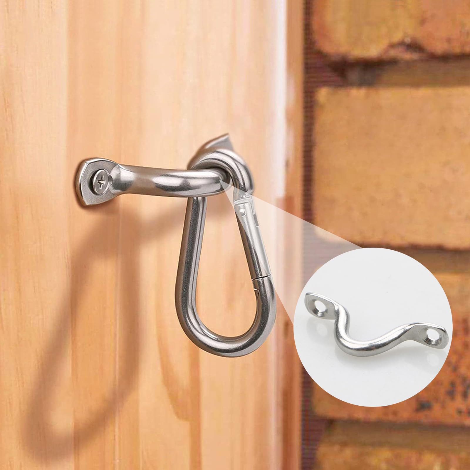 30 Pezzi Occhiello Pad per Kayak, Pad Eye In Acciaio Inox, Kayak Deck Loops Occhielli, con