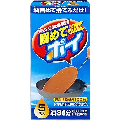 固めてガチットポイ 油処理剤 18ｇ×5包 (1包当たり油600ml)