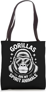 Gorillas Spirit Animals Funny Gorilla Tote Bag