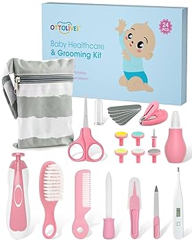 Amazon.com: OTTOLIVES Baby Healthcare and Grooming Kit, 24