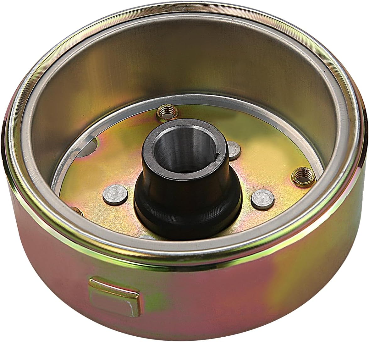 Flywheel Rotor for GY6 125cc 150cc Engine - Compatible with 152QMI 157QMJ, Fits Scooter Moped ATV Quad Go Kart Buggy Alternator Magneto Replacement Part