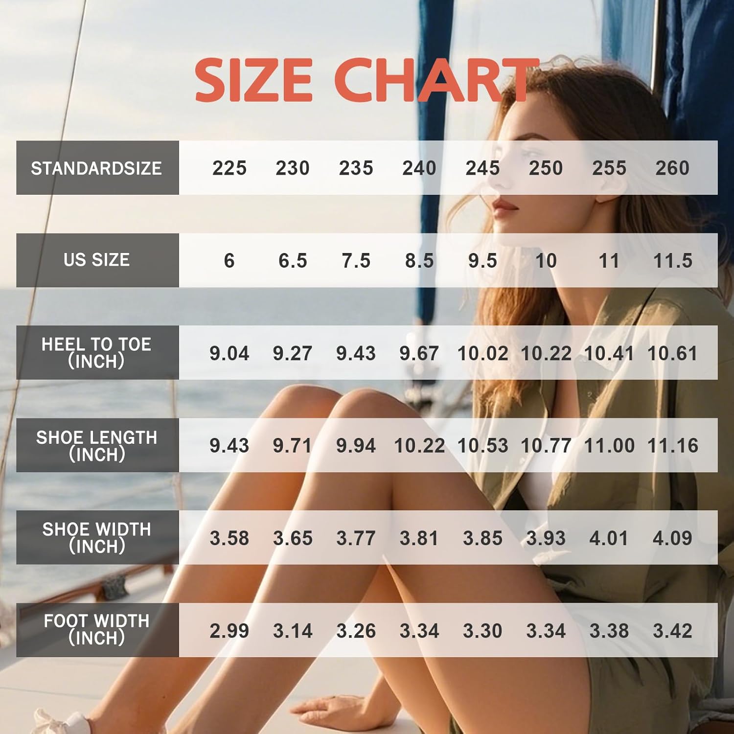 Women's Deck Boots, Rubber Rain Boots Chelsea Ankle Booties with Anti-Slip Sole Waterproof Fishing Shoes for Outdoor Work Garden Camping - Image 8