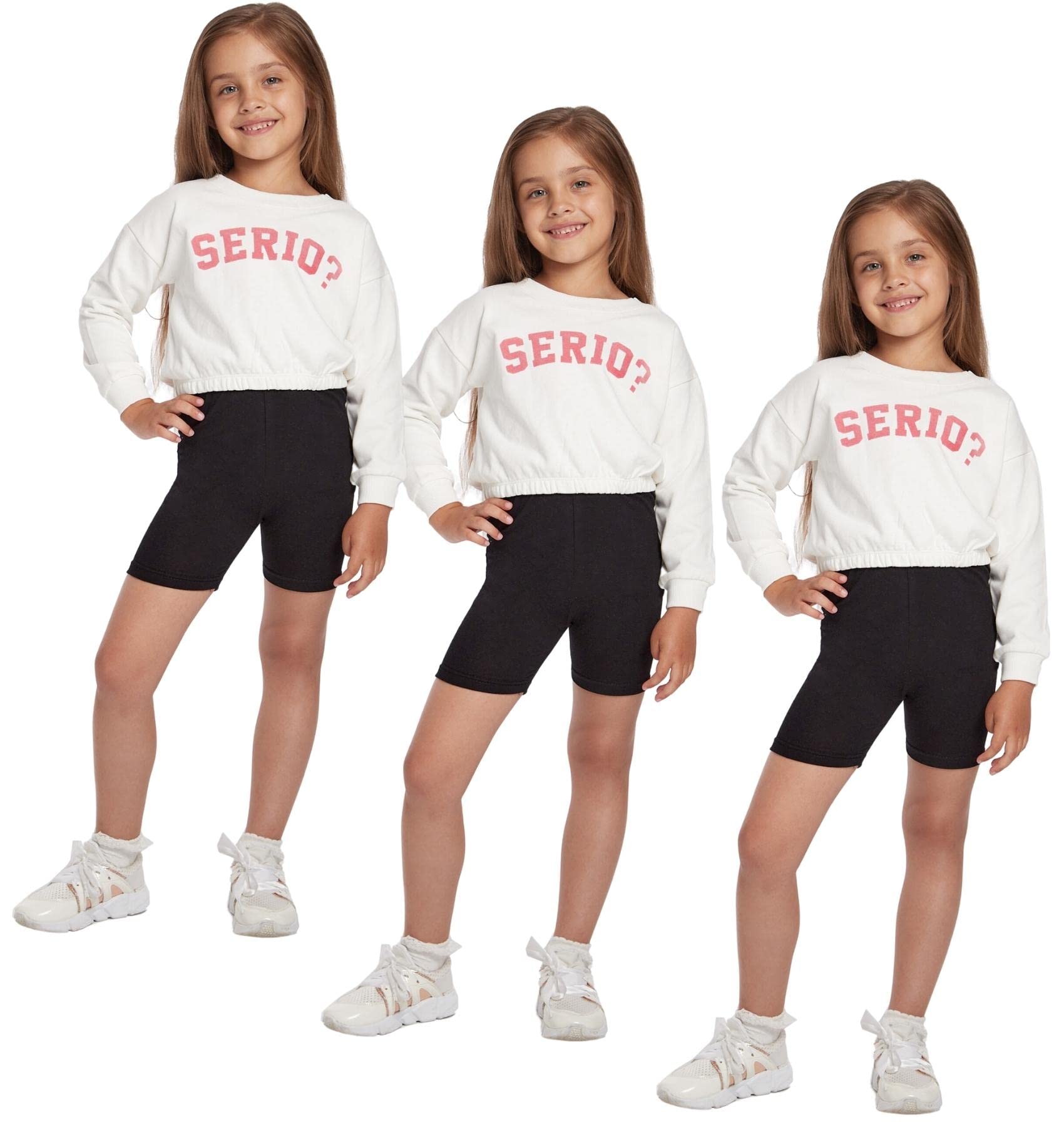 SOFTSAIL Leggings Niña Mallas De Ciclismo Algodón Corto Deportivo Danza Gimnástica Transpirable Y Cómodo Elástico — view 11