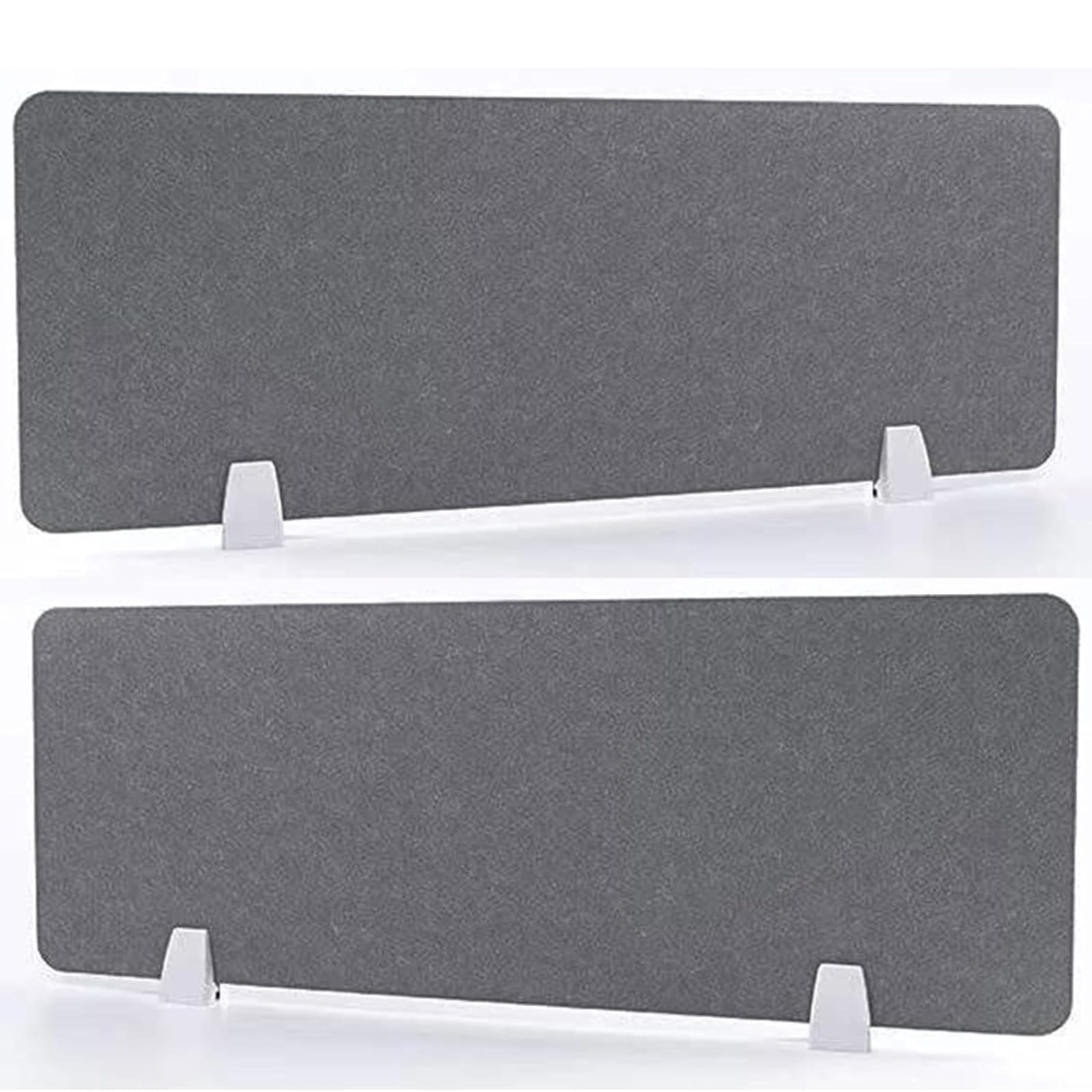 GJZQDKX Clip-On Acoustic Desk Divider Sound-Absorbing Partition for Workstations Removable Office Noise Control Panel Freestanding Acoustic