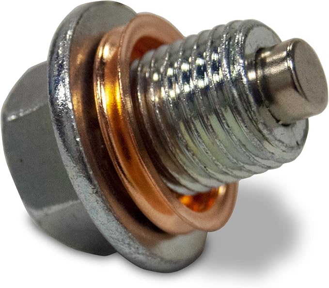 Autoacc Oil Drain Plug with Copper Crush Washer