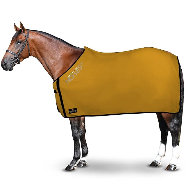Horses, Manta Polar Para Caballos, Modelo Basic, Suave y Confortable, Ideal Para Transporte y Después…