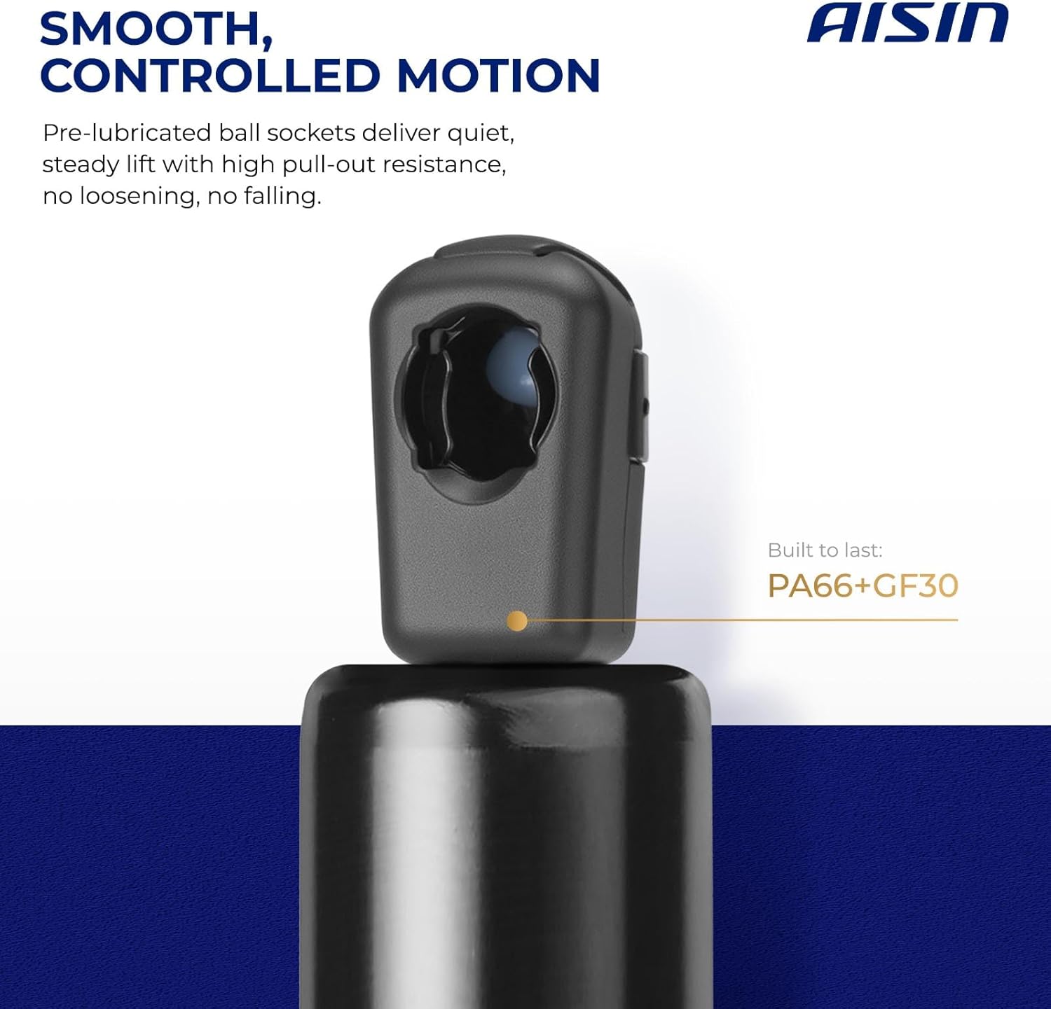 AISIN AFTERMARKET GASH-00841 Rear Tailgate Lift Supports Shock Struts - Compatible with Honda Pilot 2009-2015 - Set of 2