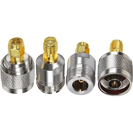 10 PZ. ADATTATORE RCA COASSIALE MASCHIO - CONNETTORE F SATELLITE PARABOLA