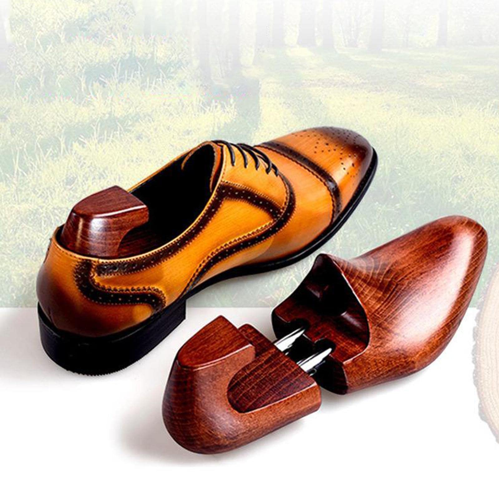 Schuhspanner Aus Kiefernholz Schuhdehner Schuhexpander Schuhformer Schuhstrecker mit Langlebigem Holz Und Moderner Federung für Lederschuhe Sneakers A