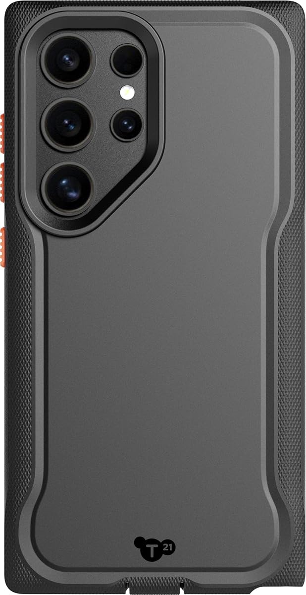 Funda Tech21 Evo Pro para Samsung Galaxy S24 Ultra - Funda de protección contra impactos con clasificación estándar militar 9X - Negro