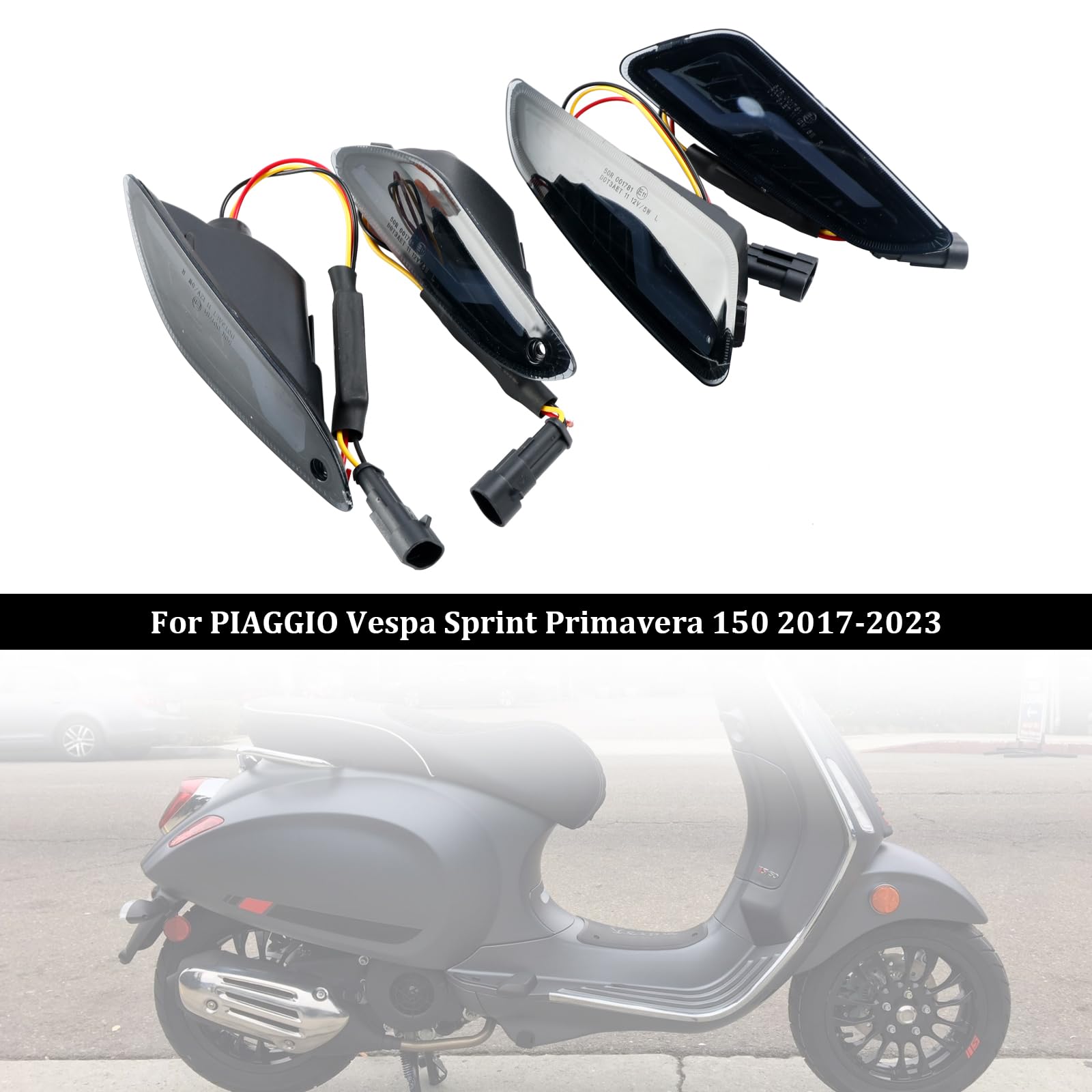 ベスパ プリマベーラ/スプリント用 LEDウィンカー 1台分セット ベスパ