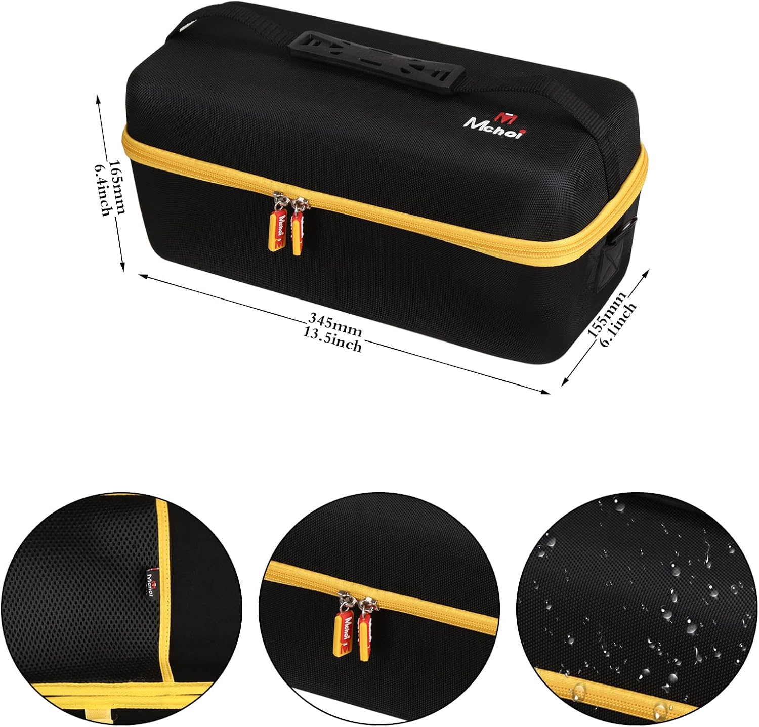 Mchoi Hard Case Compatible with DEWALT 20V MAX Angle Grinder Tool (DCG413B & DCG416B), Case Only