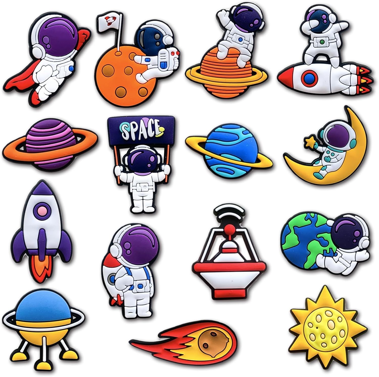 Jesus Black Cat Fitness Cheer Ballet Swim Astronaut Black Medical Penguin Shoe Charms for Croc Clog Sandals Bracelets Decoration