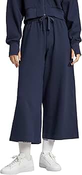 Amazon.com: adidas Women's All SZN Ribbed 7/8 Length Wide Leg