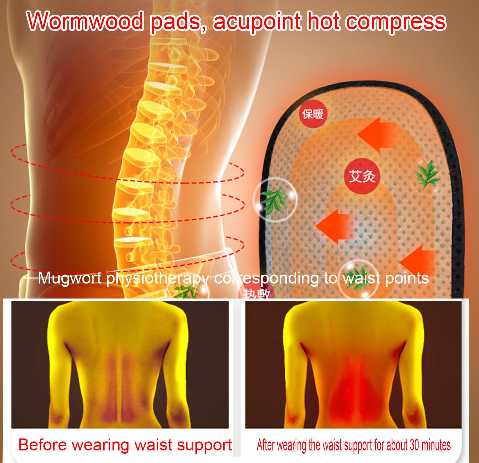 Correttore posturale per la Schiena, Supporto Lombare, Cintura di Supporto per la Parte Bassa della Schiena per Donne e Uomini, correttore posturale per scoliosi e Sciatica, fasc