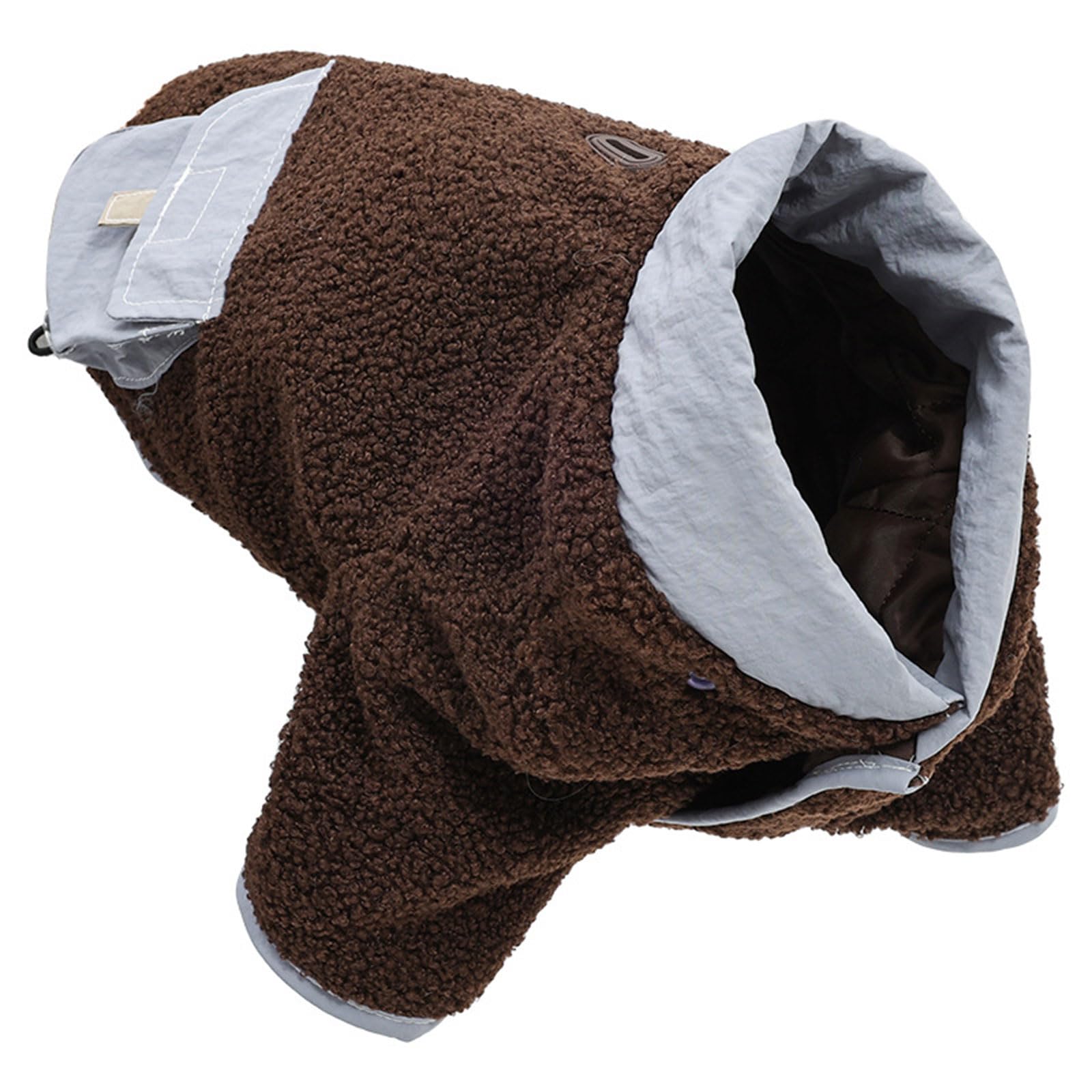Cappotto per cani caldo per interni per razze, Dark Brown XXL