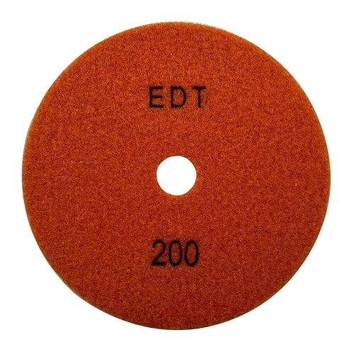 Miniatura 17 de Almohadillas de pulido de piedra seca/hormigón de alto rendimiento de 5 ", altura de segmento de 0.059 in, estilo de panal, grano 3000