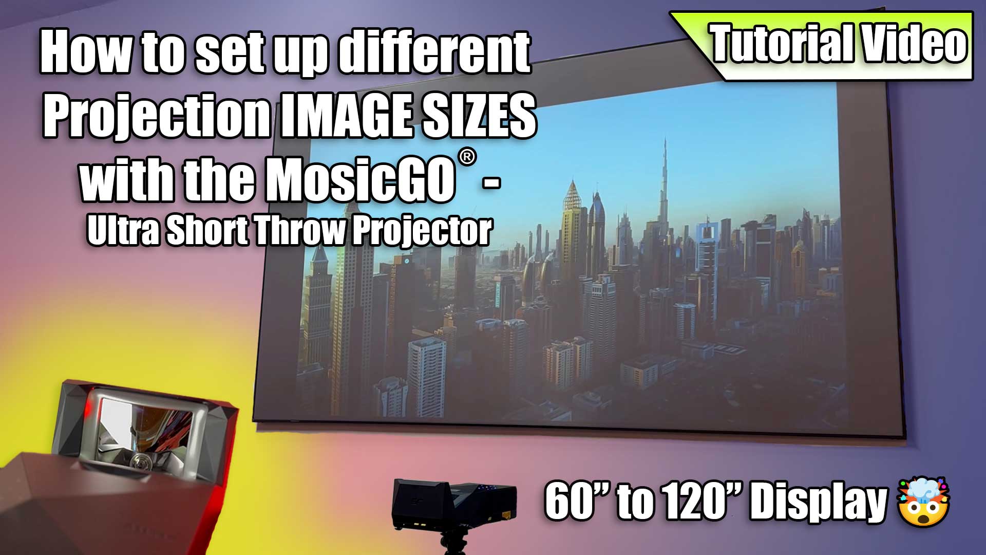 Amazon.com: EliteProjector Ultra Short Throw Portable