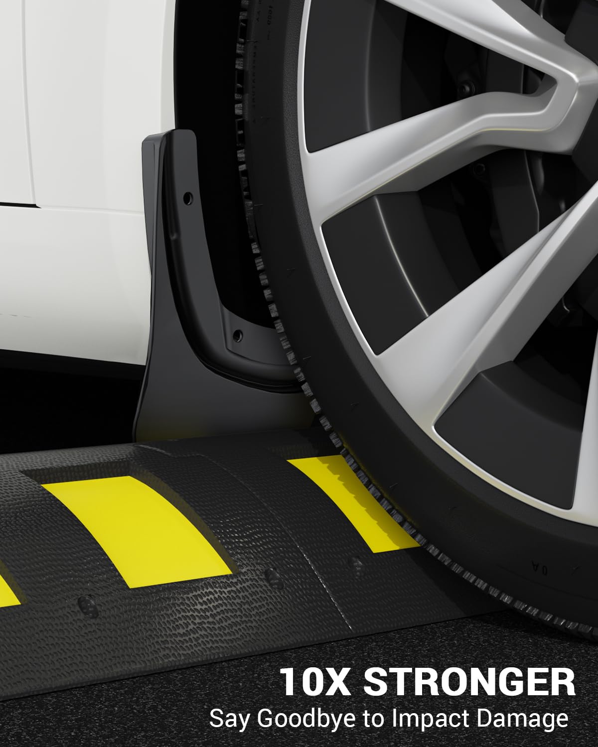 BASENOR Nowa wersja 2024-2026 Tesla Model 3 Highland Mud Flaps Splash Guards [Bez wiercenia, bez taśmy] [10x mocniejsze] All Weather Tire Protector Mudflaps do modelu 3 2024-2026 Akcesoria zewnętrzne