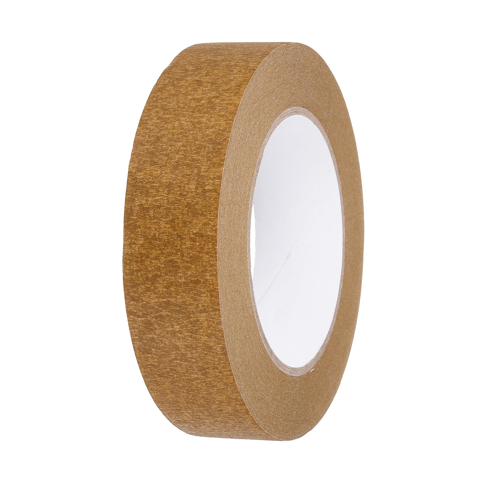 sourcing map 30mm x 50 Meters Colored Masking Tape Universal Crepe Paper Colorful Masking Painter Tape for Art Drawing DIY Handcraft Labeling Sealing, Brown