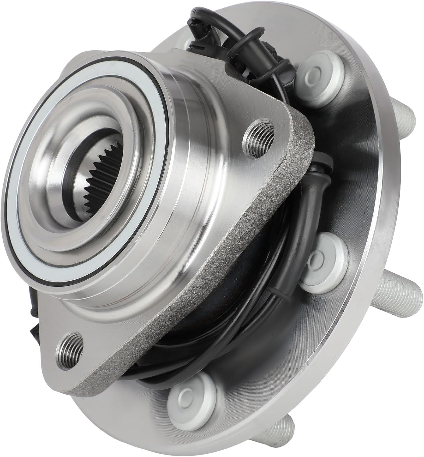 cciyu 515127 SP500704 Wheel Hub and Bearing Assembly Replacement Fit for Infiniti QX80 for Infiniti QX56 Front Wheel Hubs with ABS 6 Lugs (2)