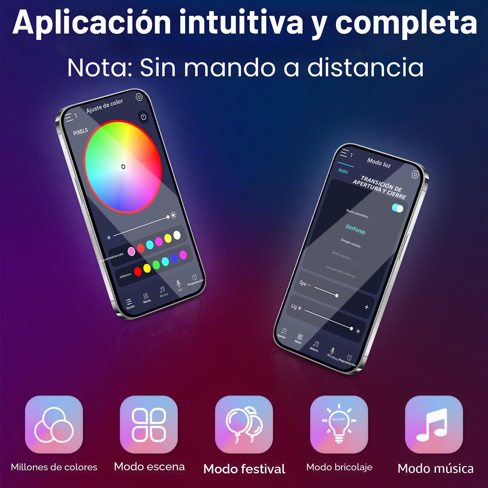 Tira LED Neón RGB IC, Manguera LED Bluetooth 5V para Pared, Tira de Luz Exterior, Control por App, Sincronización Musical, Ideal para Decoración de Sala de Juegos (10m RGBIC Bluetooth)
