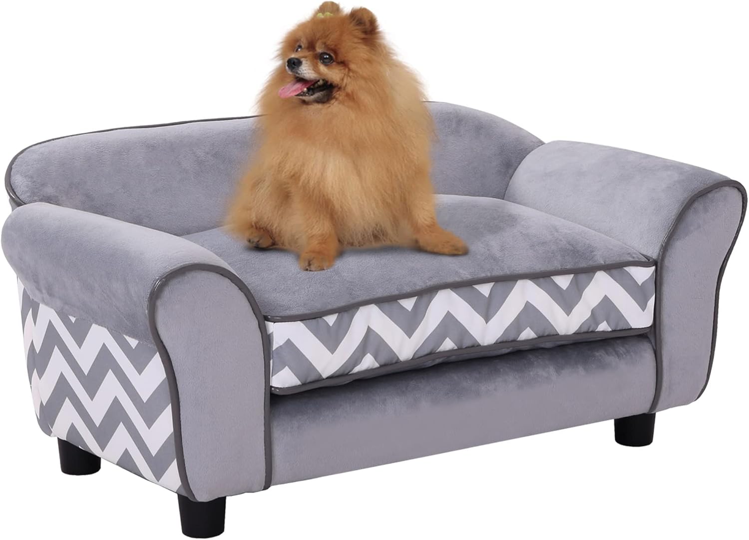 Hundesofa XXL für Große Hunde, Luxus Hundecouch aus atmungsaktivem wasserdichtem Leder, Mordern