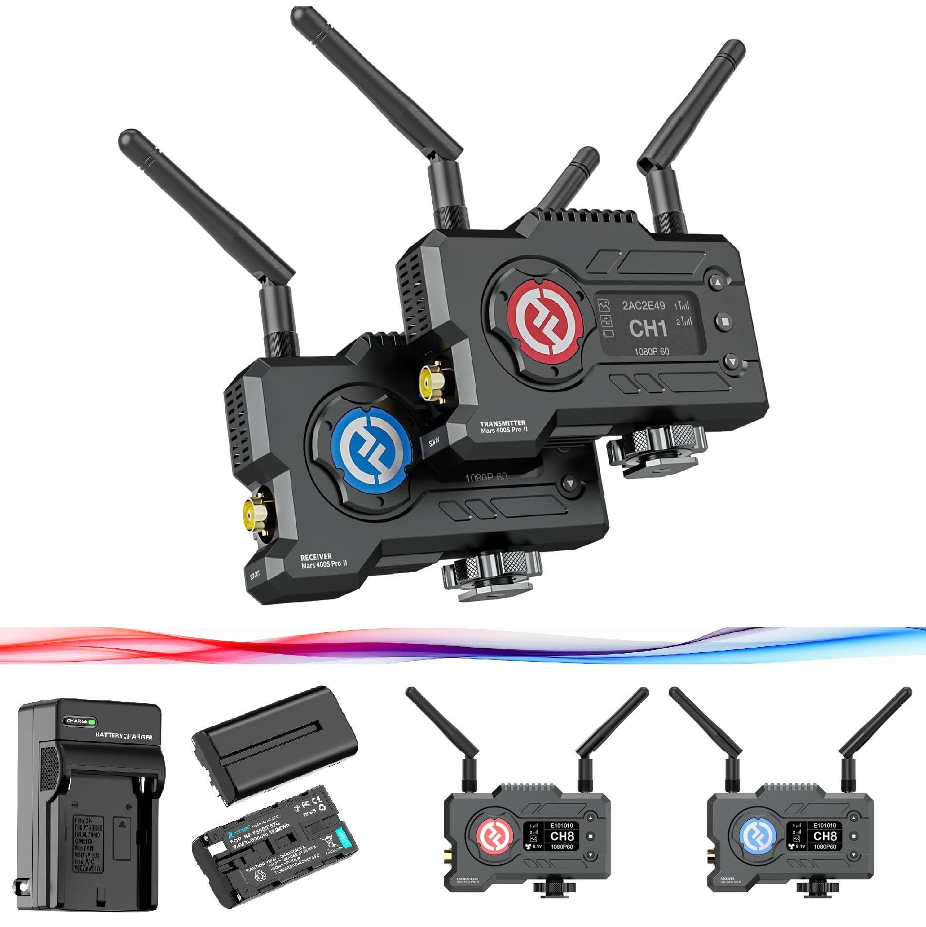 【極美品】Hollyland Mars 400S PRO Official] Hollyland Mars 400s Pro - SDI/HDMI Wireless Video