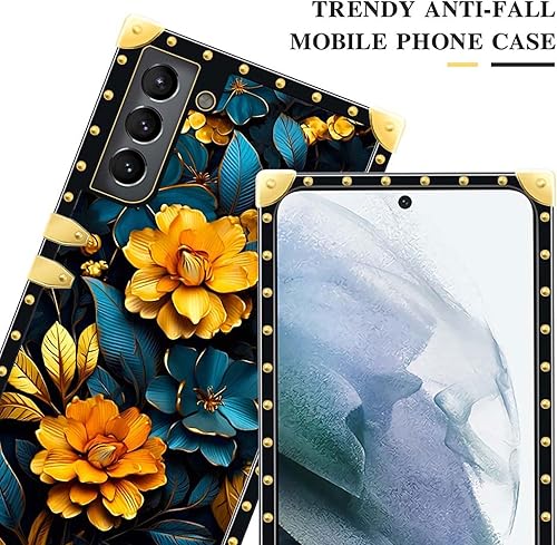 Miniatura 9 de Funda para Samsung Galaxy S23 Ultra, con diseño de corona de leopardo y labios para Samsung S23 Ultra para niñas y mujeres, decoración dorada de