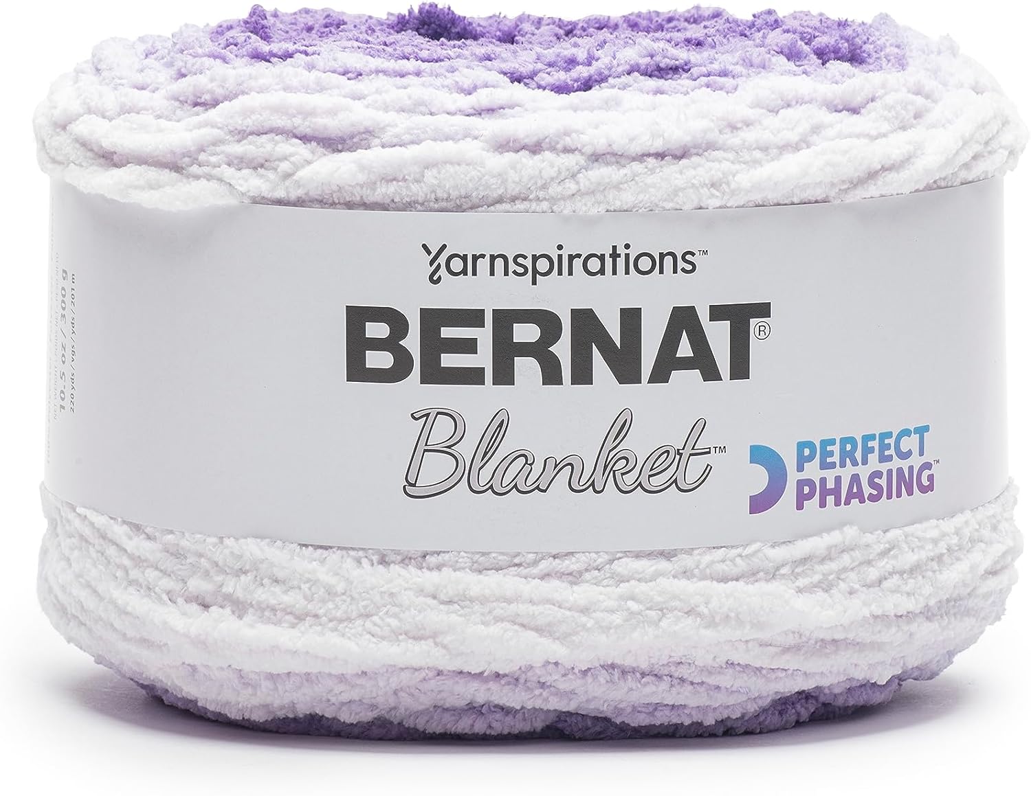 Bernat Blanket Perfect Phasing Dark Orchid Cake Yarn - 2 Pack of 10.56oz/299.37g - 100% Polyester - #6 Super Bulky - 220 Yards for Knitting, Crocheting, Crafts & Amigurumi