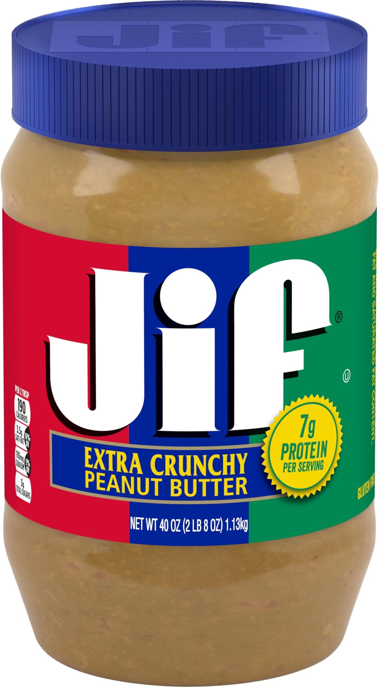 Jif Peanut Butter Crunch, 40 oz