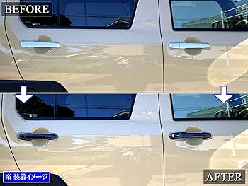 タフト／アウターハンドル／ウッド調／2020.5月〜／no.003 ダイハツ ◯純正部品ダイハツ タフトドアアウターハンドル