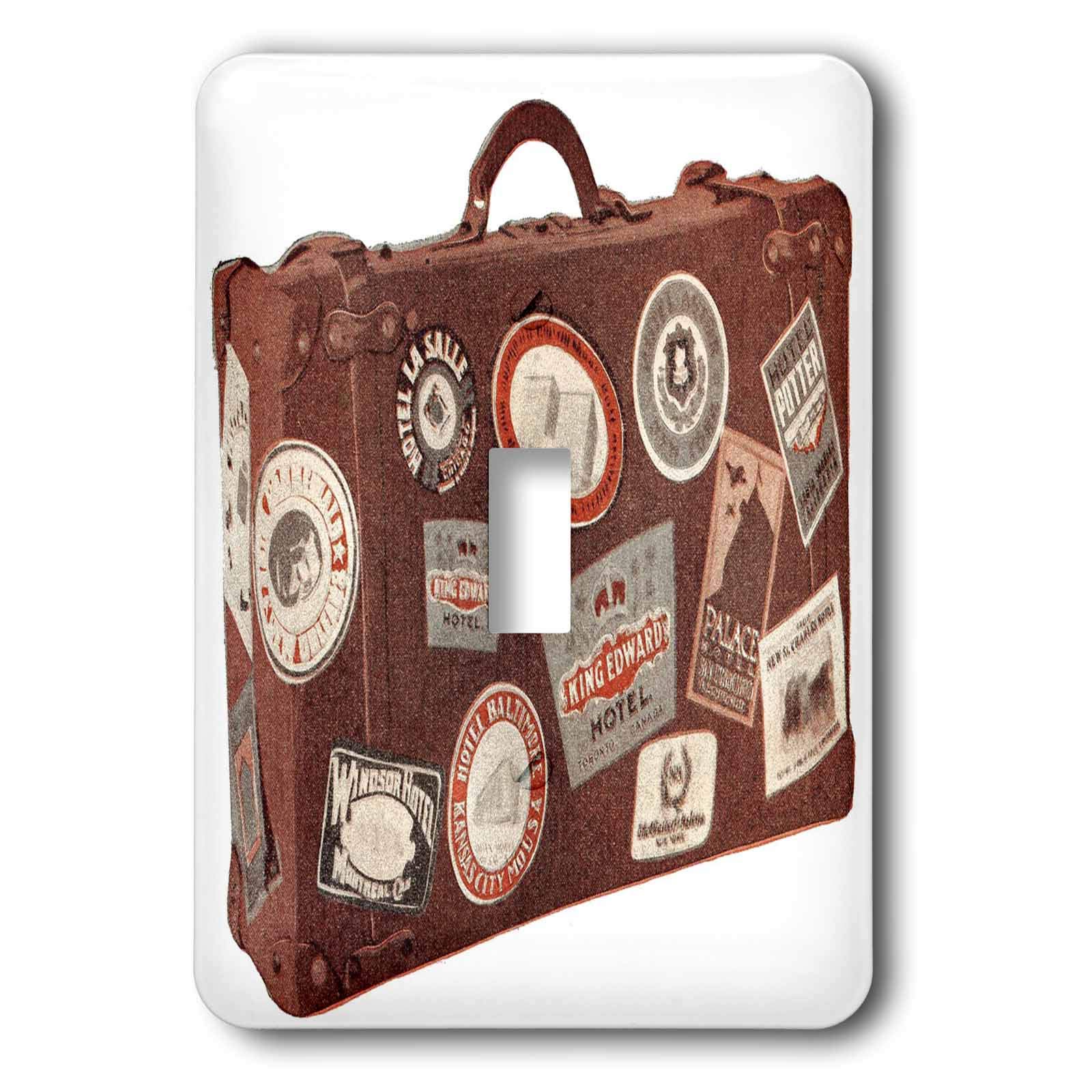 Valise de souvenirs Marron 3dRose lsp_37264_1 avec fermeture renforcée