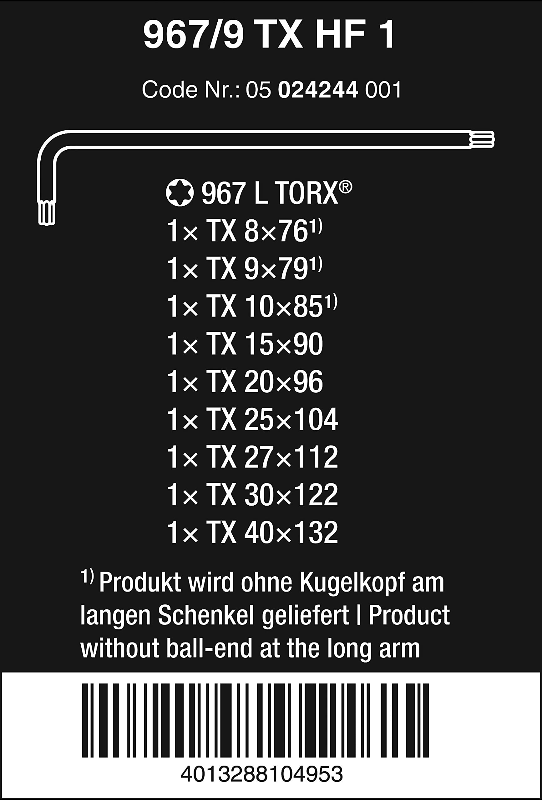 967/9 TORX HF 1
