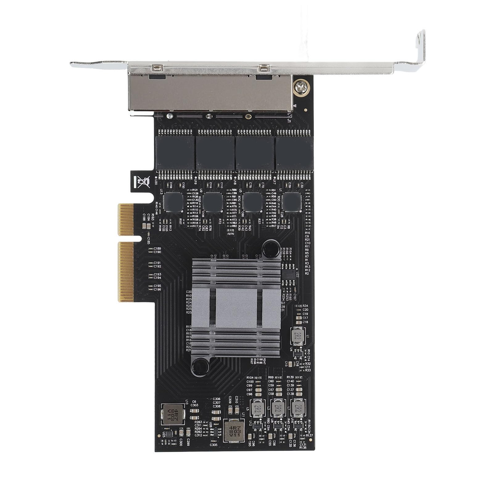 SUNGOOYUE Scheda di Rete da 2,5 GB, Design Multiporta, Adattatore di Interfaccia Ethernet da 2500 Mbps per Server, Compatibile Con/sistemi Operativi