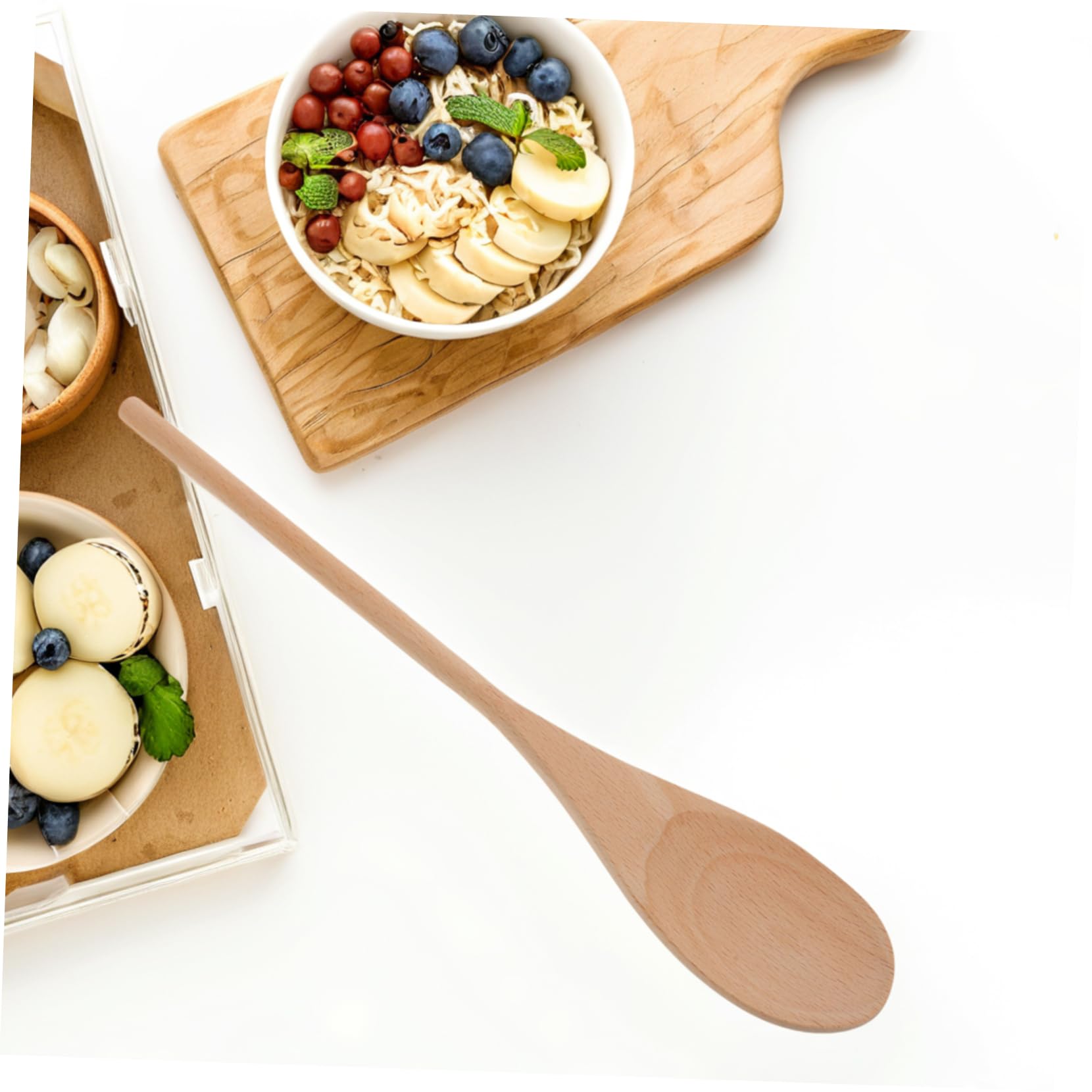 Cucchiaio di Legno da Cucina, 24 Pezzi Non Verniciati