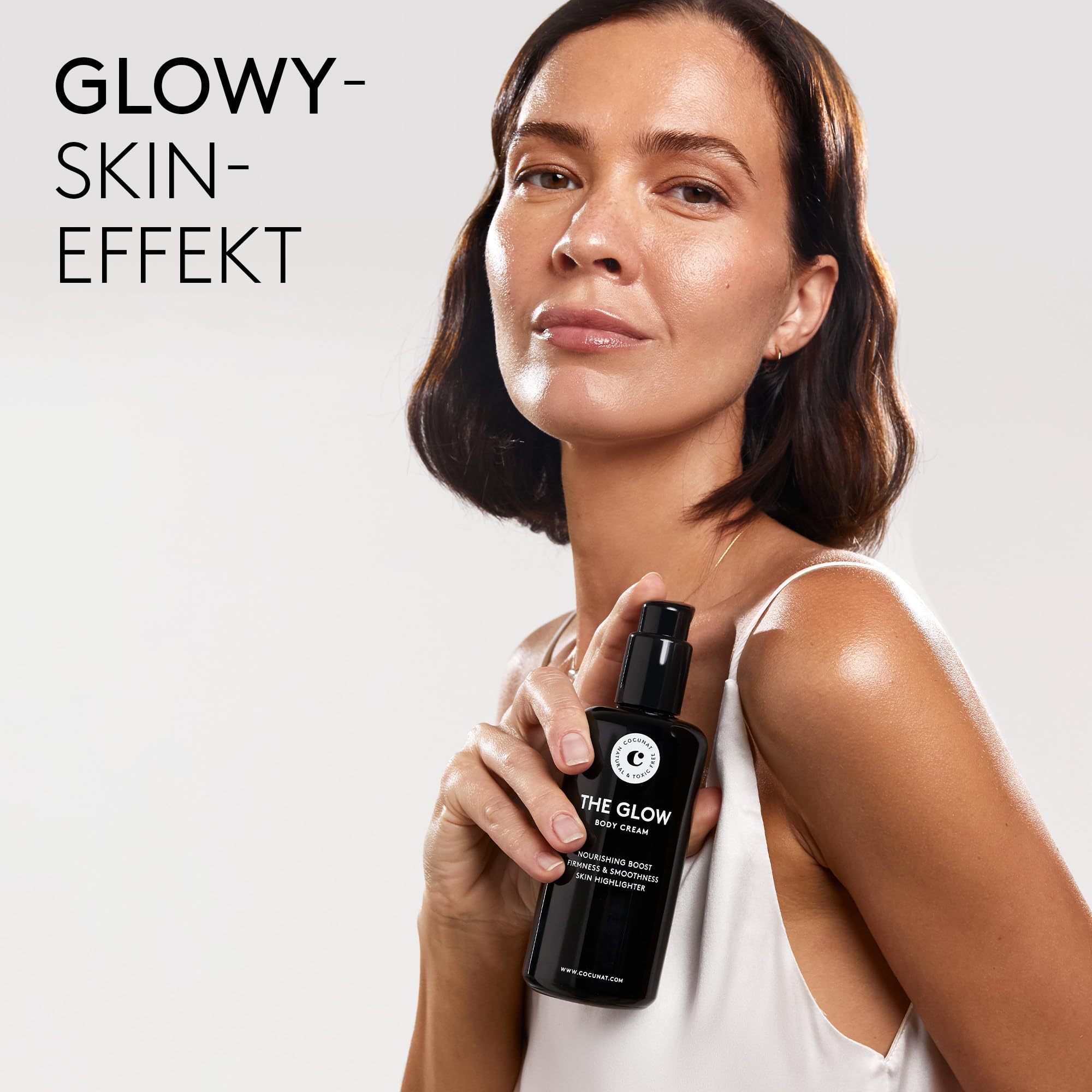 COCUNAT The Glow Feuchtigkeitscreme Glow-Effekt 175ml | Mit Kokosnuss- und Jojobaöl. Pflegt und regeneriert die Haut, glättet und verleiht ein strahlendes Aussehen.