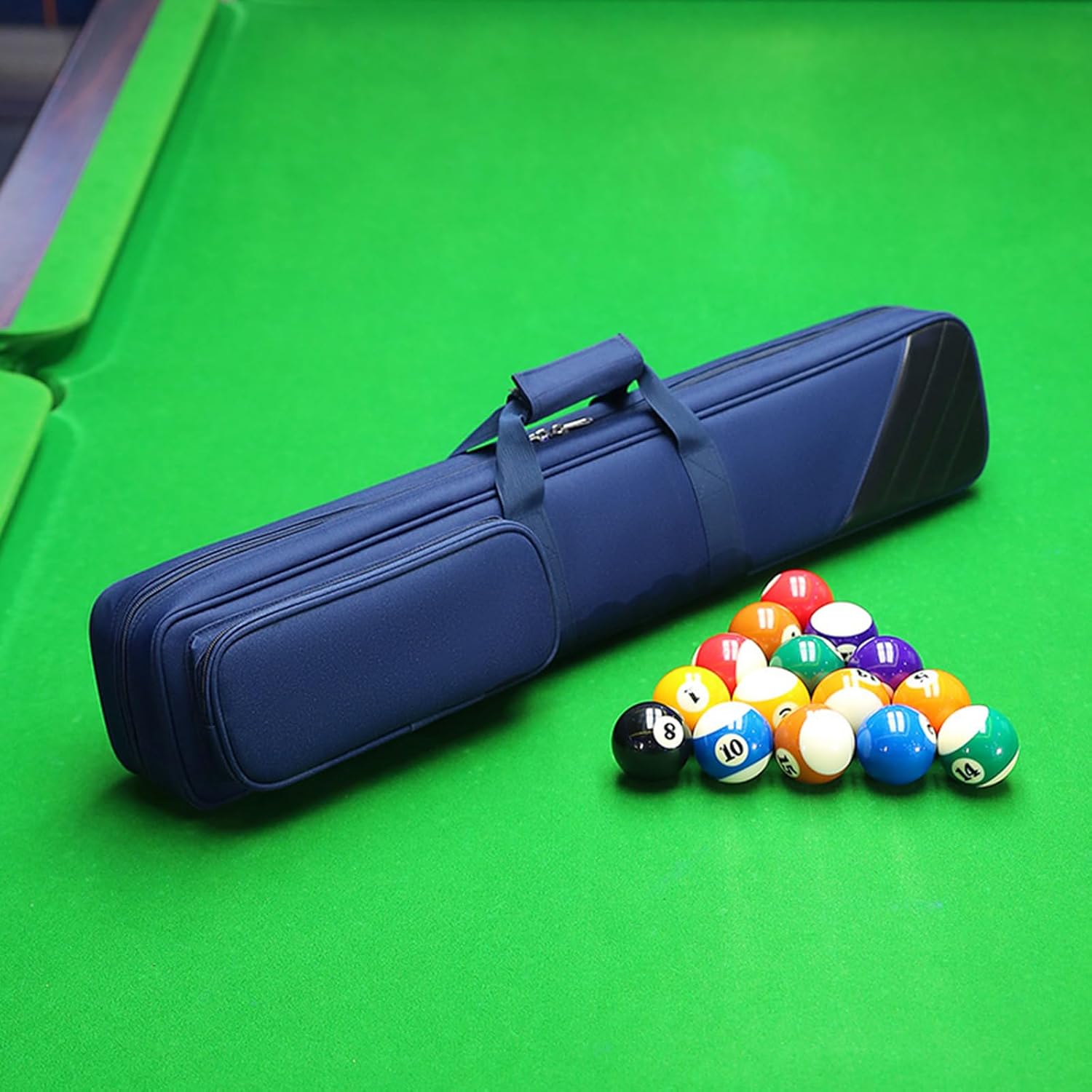 Pool Cue Case Pool Stick Case Billiard Sitck Bag Large Capacity Pool Cue Carrying Case Multiple Pocket Pool Cue Carriers