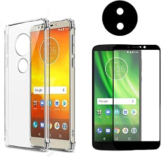 KIT Armor Capa Anti Impacto Para Moto G6 Play (Tela 5.7)+ Película De Vidro 3D + Película de Câmera (C7COMPANY)
