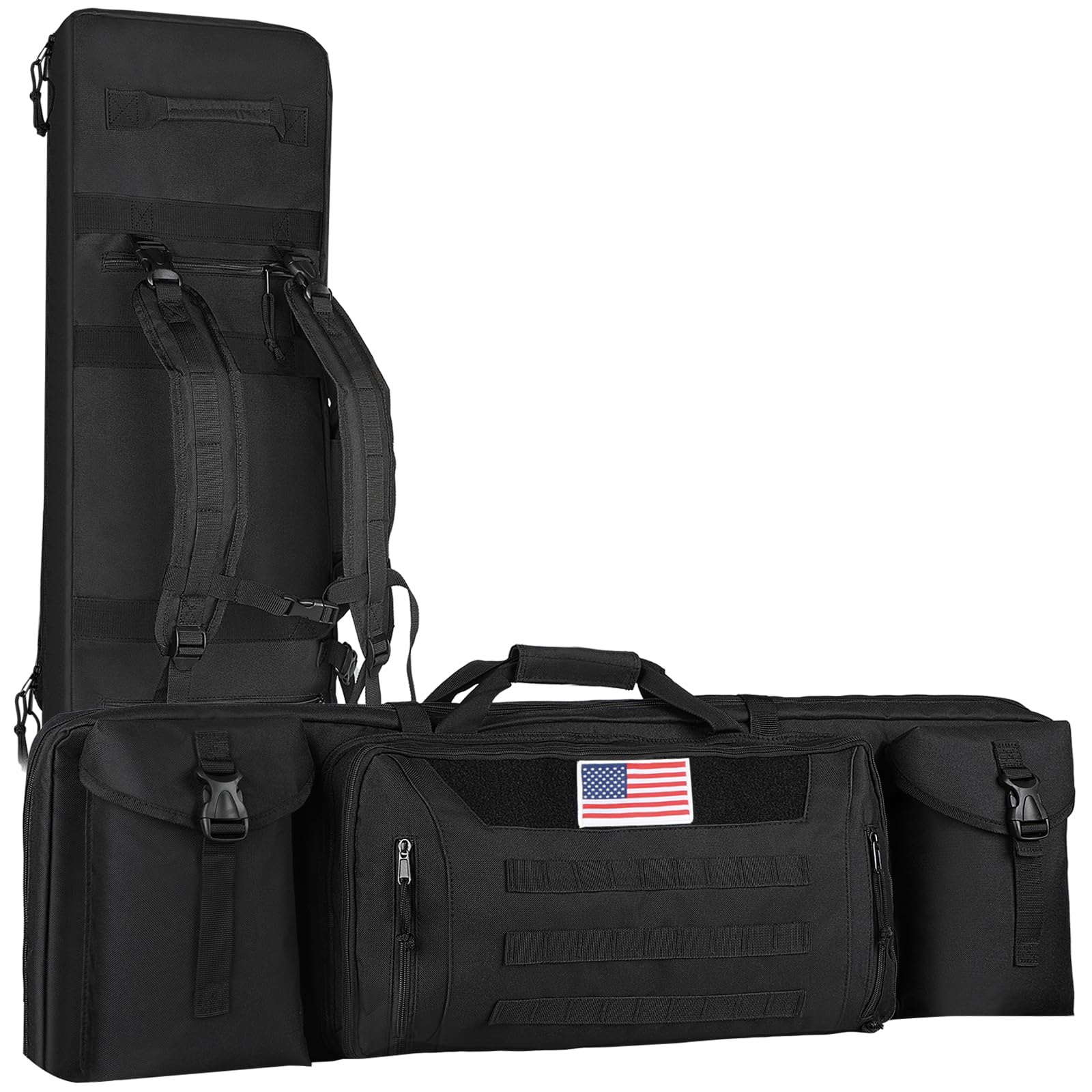 Espmotic Tactical Long Gun Bag - Soft Double Rifle Case 42