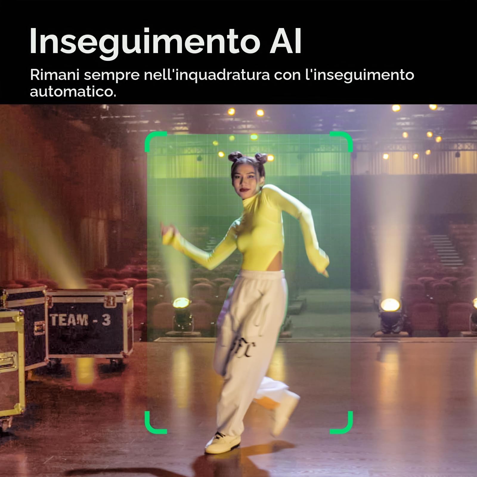 Insta360 Link - PTZ 4K Webcam con sensore 1/2", monitoraggio intelligente, controllo gestuale, HDR, microfoni con cancellazione del rumore, modalità speciali, per laptop, videocamera, videoconferenze,