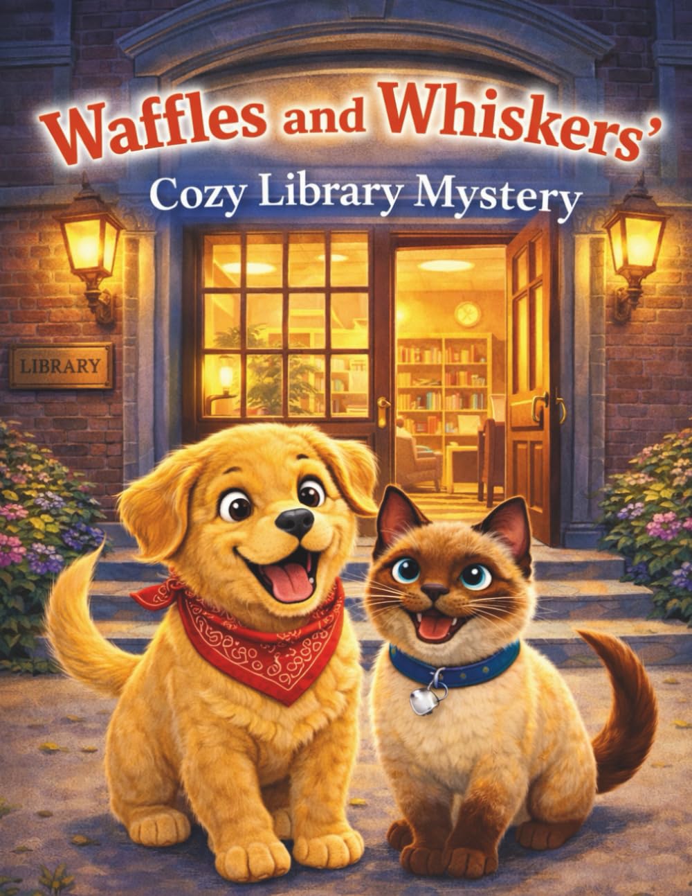 Waffles & Whiskers: Cozy Library Mystery (Paws & Pals Adventures)
