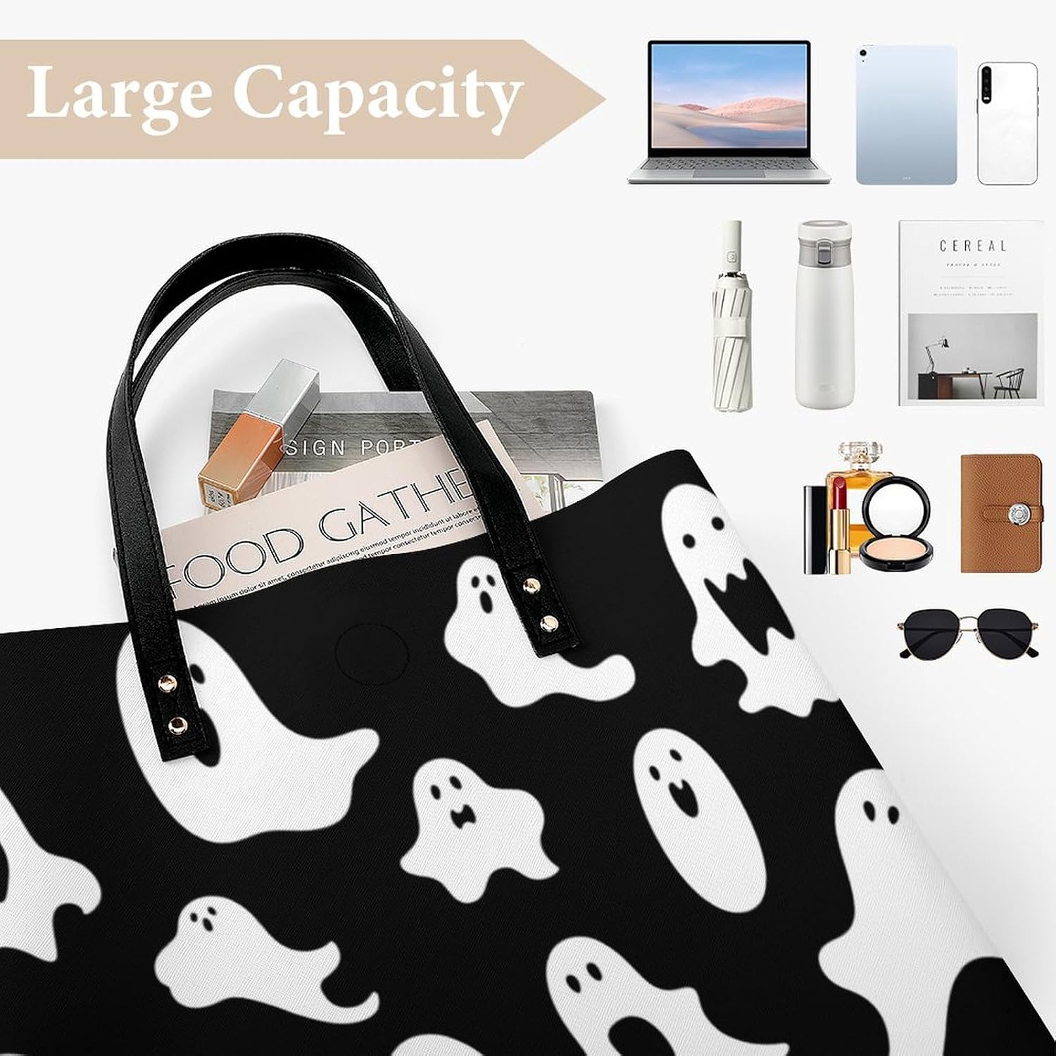 Handbags, Halloween Goth Printed Handbags,fashion Handbags,travel Handbags,computer Handbags,cute Shoulder Bags