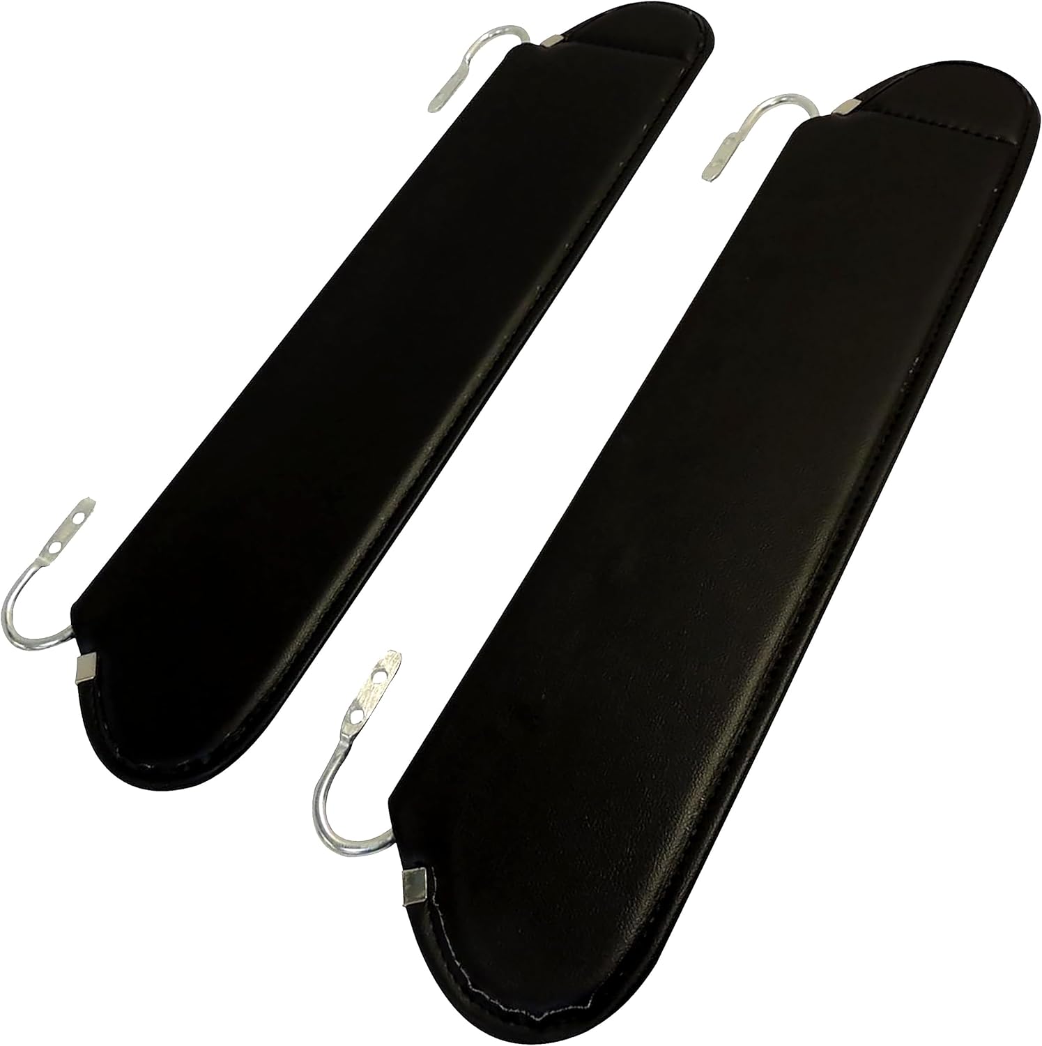 APDTY 170087 Sun Visor Set Left & Right (Black)