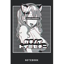 Ahegao Face T Lewd Anime And Neko Cosplay Gift 2 Journal Notebook Lined 6x9 120 Pages Notebook ,Cute Anime Girl Diary or Notepad for Sketching and Writing ,Gift for All Anime Lovers