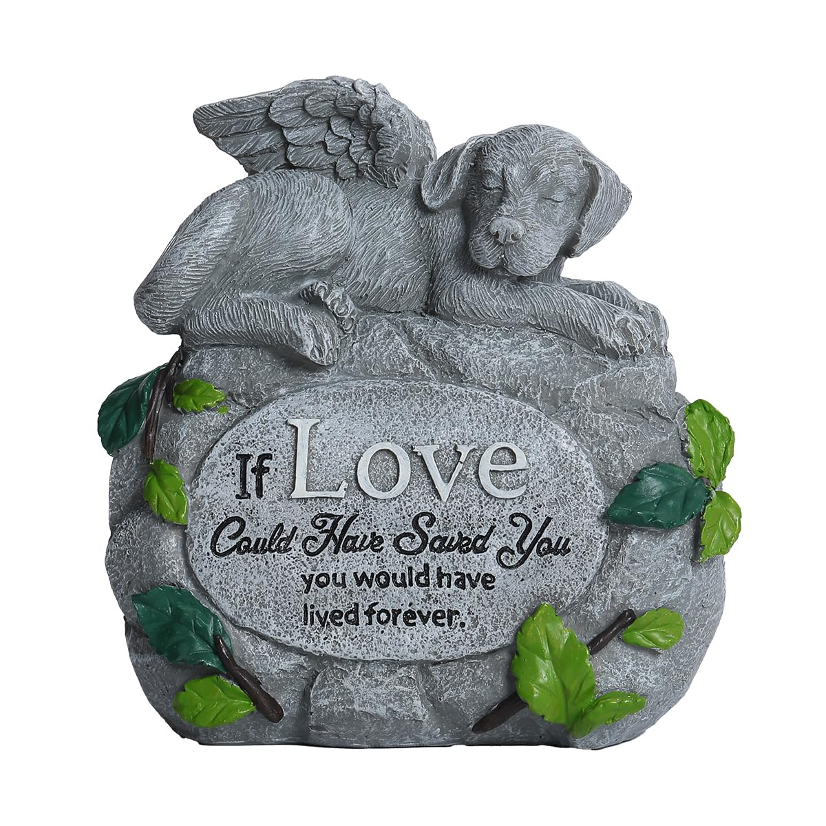 Dog Memorial Gifts for Loss of Dog - Forever My Guardian Angel Garden Dog Memorial Stone，Dog Passing Away Sympathy Gifts - Thoughtful Pet Loss Sympathy Gifts