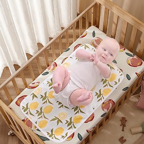 Miniatura 6 de Cambiador plegable para bebé, paquete de 2, cambiador de pañales, impermeable, tapete de viaje para pañales, almohadilla para orinario infantil, kit