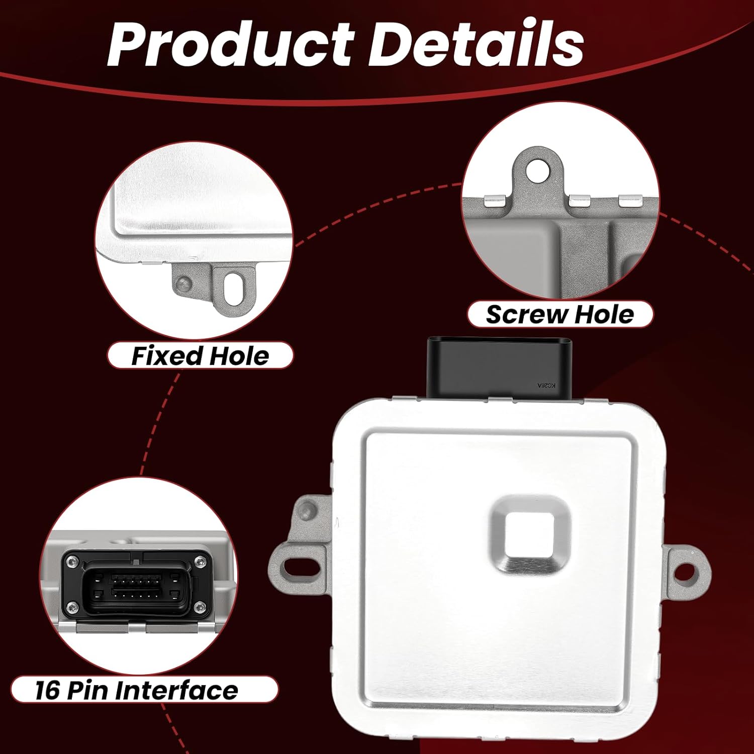 Trailer Brake Control Module (TBCM) Compatible with 2014-2020 Chevy Silverado, Suburban, Tahoe, Colorado & GMC Sierra, Yukon, Canyon, Escalade Replaces OEM Part Numbers 23337305, 23114650, 23104453